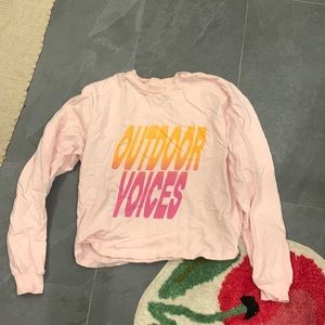 Outdoor voices thin sweatshirt